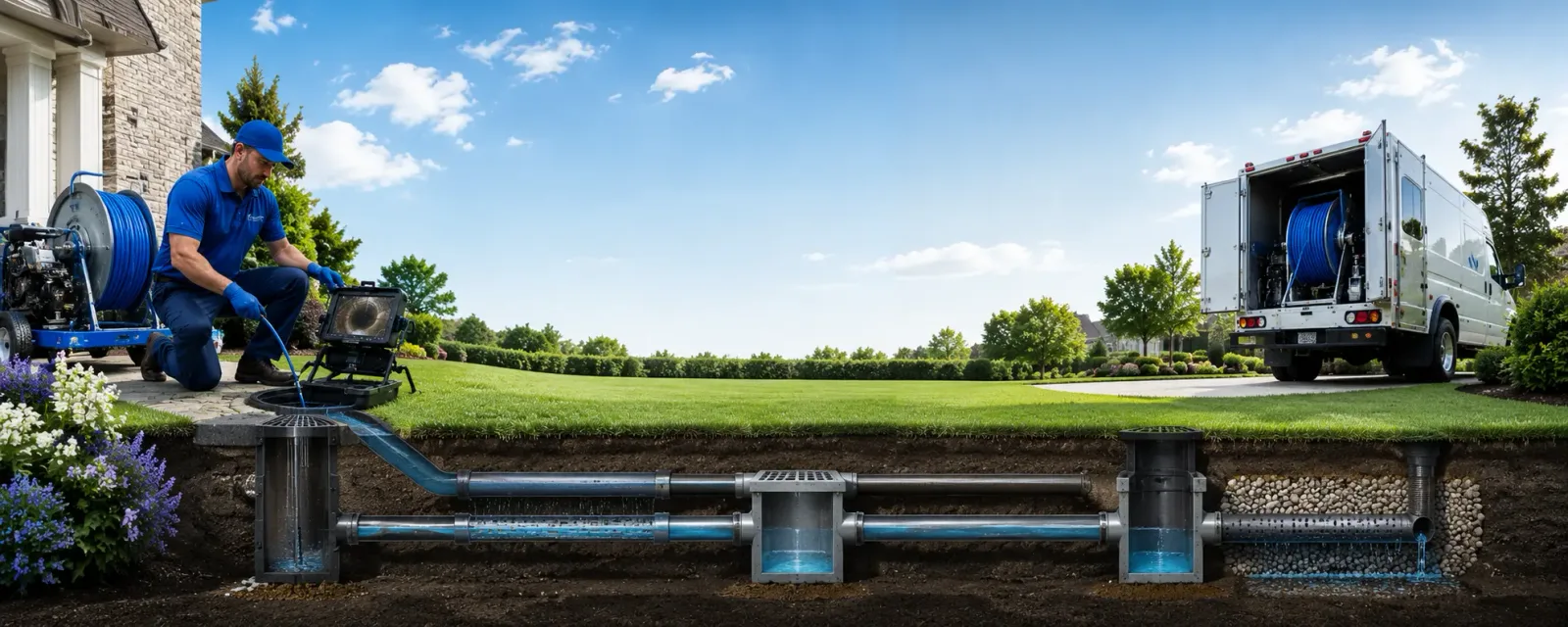 Outdoor drain cleaning information for North Grafton, MA
